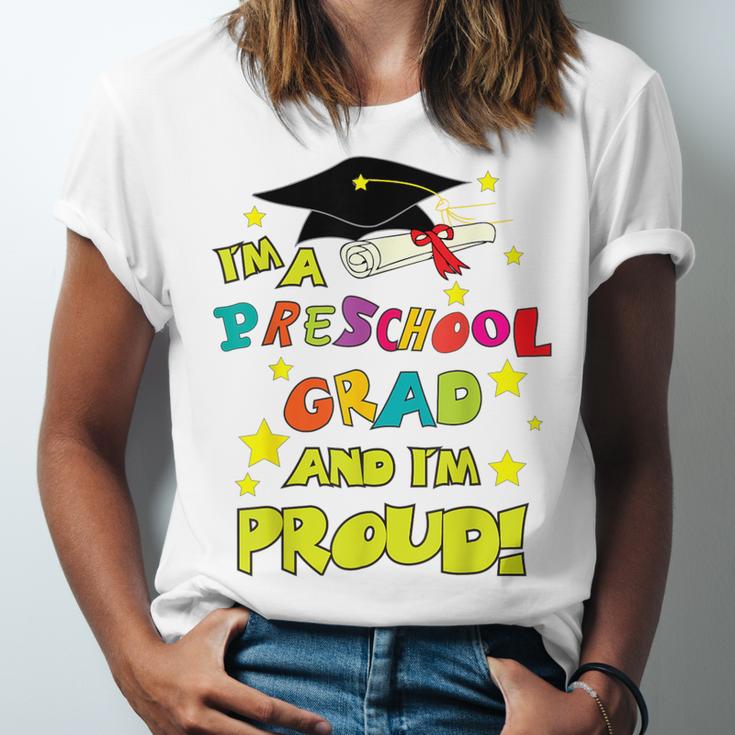 Graduation Class 2018 Cap Gown Shirt Preschool Grad Proud Unisex Jersey T-Shirt