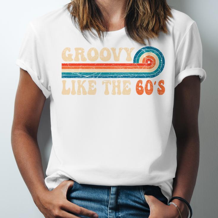 Groovy Like The 60s Aesthetic Nostalgia 1960's Retro Unisex Jersey T-Shirt
