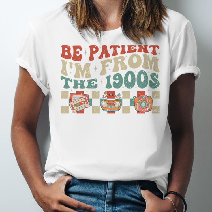 Groovy Please Be Patient With Me I'm From The 1900s Vintage Unisex Jersey T-Shirt Groovy Please Be Patient With Me I'm From The 1900s Vintage Unisex Jersey T-Shirt