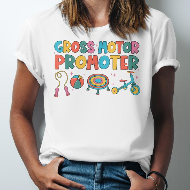 Gross Motor Promoter Physical Therapist Graduation PT Unisex Jersey T-Shirt