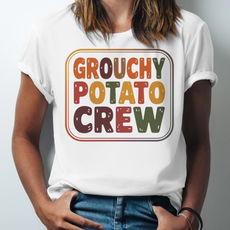 Grouchy Potato Crew Introvert Sarcasm Premium Tri-Blend Unisex Jersey T-Shirt Grouchy Potato Crew Introvert Sarcasm Premium Tri-Blend Unisex Jersey T-Shirt