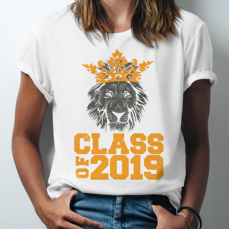 High School King Graduation Shirt Class Of 2019 Seniors Unisex Jersey T-Shirt