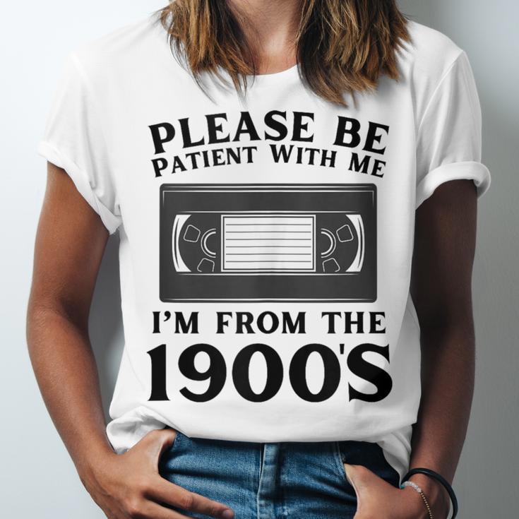 Over The Hill Please Be Patient I'm From The 1900s VHS Unisex Jersey T-Shirt Over The Hill Please Be Patient I'm From The 1900s VHS Unisex Jersey T-Shirt