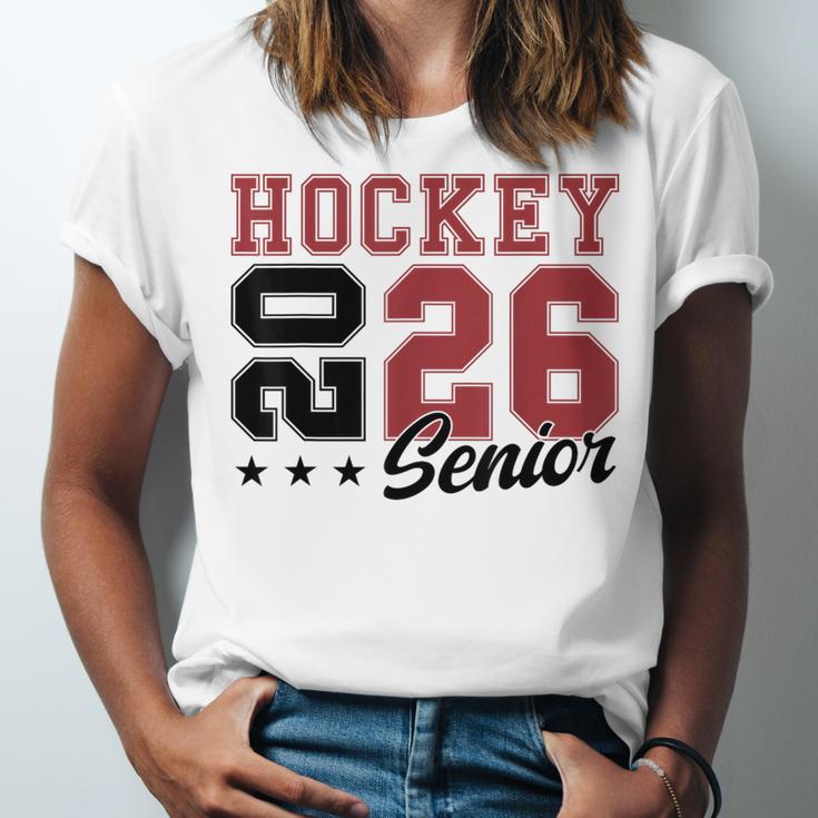 Hockey Senior Night Hockey Senior 2026 Graduation 59 Unisex Jersey T-Shirt