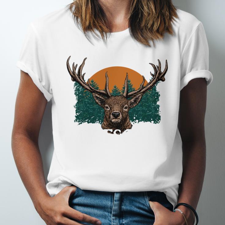 Hunting Is My Escape Introvert Hunter Antisocial Unisex Jersey T-Shirt
