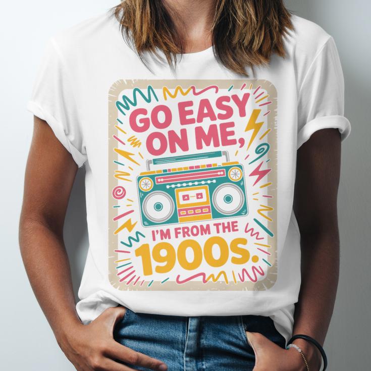 I'm From The 1900s 80s Millennial Boom Box Radio Premium Unisex Jersey T-Shirt