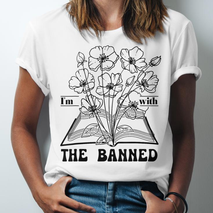 I'm With The Banned Banned Book Club Unisex Jersey T-Shirt I'm With The Banned Banned Book Club Unisex Jersey T-Shirt