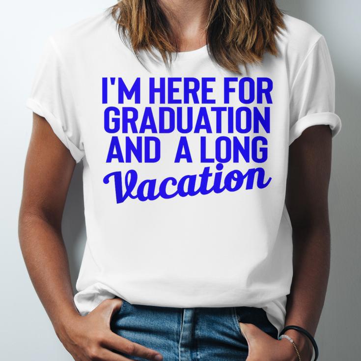 I'm Here For Graduation School Class Senior 2024 Unisex Jersey T-Shirt