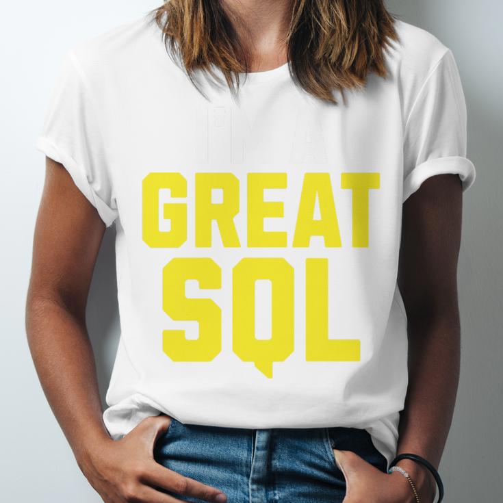 I'm A Great SQL Introvert Saying Inbound Marketing Premium Tri-Blend Unisex Jersey T-Shirt