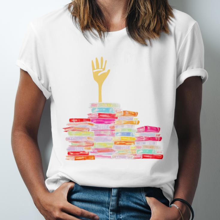 I'm Ok Books Boooks Lover Premium Tri-Blend Unisex Jersey T-Shirt