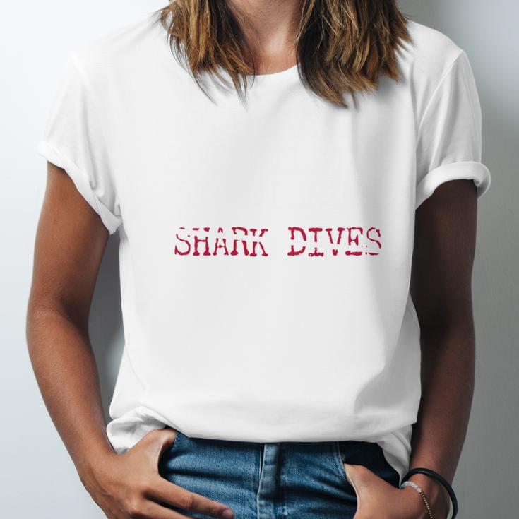 Introvert But Willing To Discuss Shark Dives Scuba Diving Unisex Jersey T-Shirt