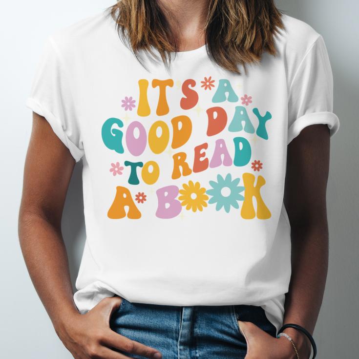 It’s A Good Day To Read A Book Reading Bookworm Reader Unisex Jersey T-Shirt