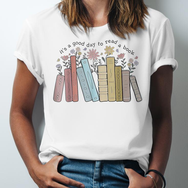It's a Good Day To Read a Book Unisex Jersey T-Shirt