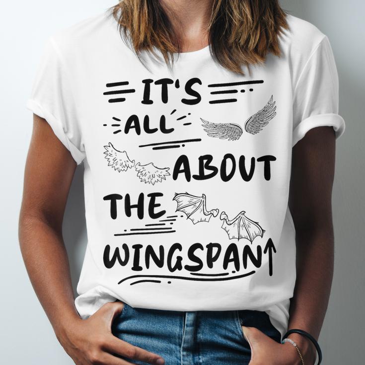 It's All About The Wingspan For Book Lover Unisex Jersey T-Shirt It's All About The Wingspan For Book Lover Unisex Jersey T-Shirt