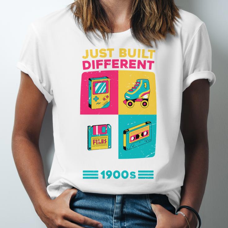Just Built Different I'M From The 1900S Retro Unisex Jersey T-Shirt Just Built Different I'M From The 1900S Retro Unisex Jersey T-Shirt