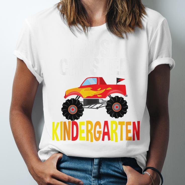 I Just Crushed Kindergarten Monster Graduation Shirt Unisex Jersey T-Shirt