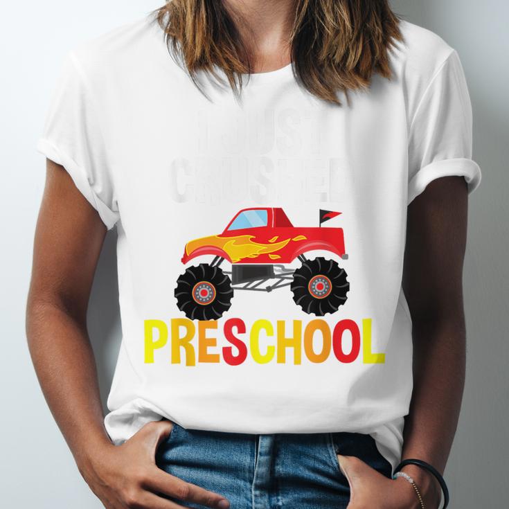 I Just Crushed Preschool Monster Graduation Pre-K Shirt Unisex Jersey T-Shirt