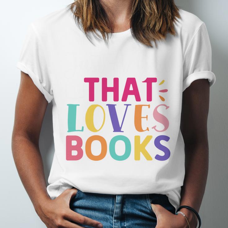 Just a Girl Who Loves Books Reader Girls Bookish Women Unisex Jersey T-Shirt Just a Girl Who Loves Books Reader Girls Bookish Women Unisex Jersey T-Shirt