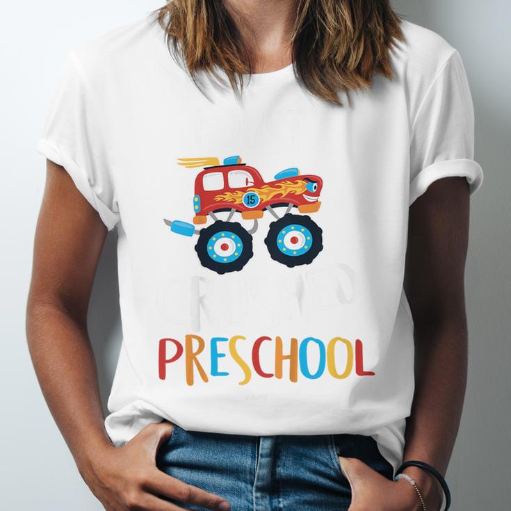 Kids I Just Crushed Preschool Monster Graduation Pre-K Shirt Unisex Jersey T-Shirt