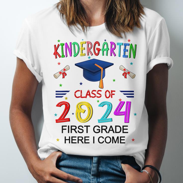 Kindergarten Graduation Class 2024 1st Grade Here I Come Unisex Jersey T-Shirt