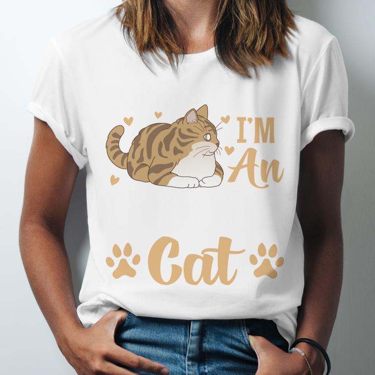 Kitty Pet Lover Introvert Person Cats Show Family Member Unisex Jersey T-Shirt