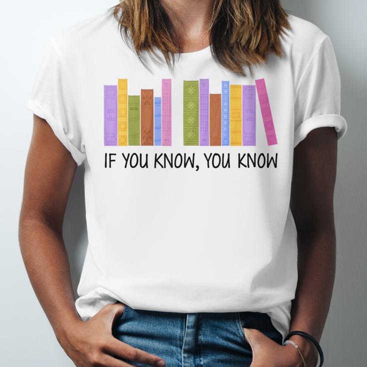 If You Know You Know 6 7 Reading Books Lovers Unisex Jersey T-Shirt If You Know You Know 6 7 Reading Books Lovers Unisex Jersey T-Shirt