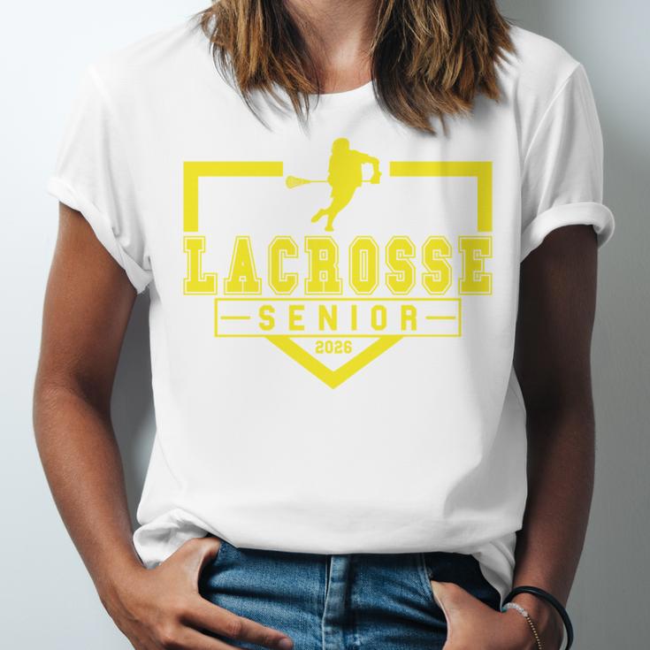 Lacrosse Senior Night Lacrosse Senior 2026 Graduation 20 Unisex Jersey T-Shirt