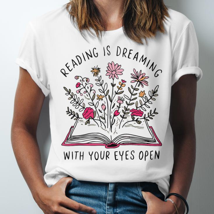 Librarian Cute Bookish It's A Good Day To Read A Book Lover Unisex Jersey T-Shirt
