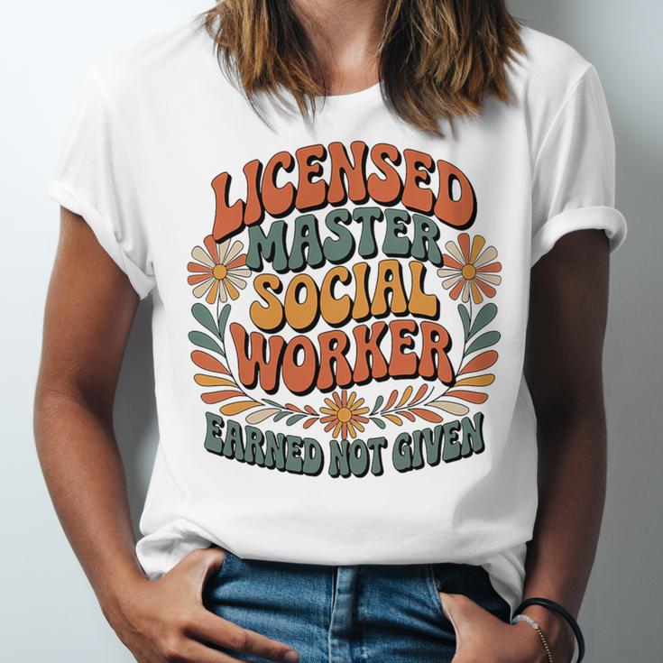 Licensed Social Worker Masters MSW LMSW Graduation 2026 Premium Tri-Blend Unisex Jersey T-Shirt