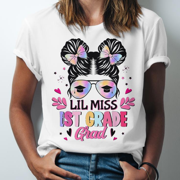 Lil Miss 1st Grade Grad Graduation Last Day Of 1st Grade Unisex Jersey T-Shirt