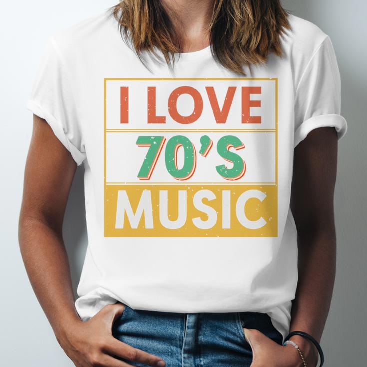 I Love 70's Music Retro Style Nostalgia Vibe 1970 70's Party Premium Tri-Blend Unisex Jersey T-Shirt I Love 70's Music Retro Style Nostalgia Vibe 1970 70's Party Premium Tri-Blend Unisex Jersey T-Shirt