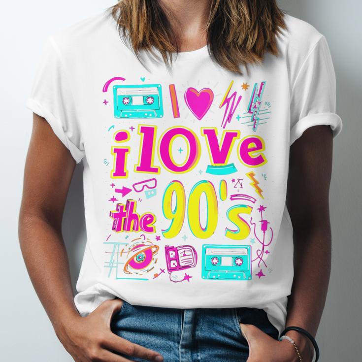 I Love The 90'S 90s Nostalgia Unisex Jersey T-Shirt