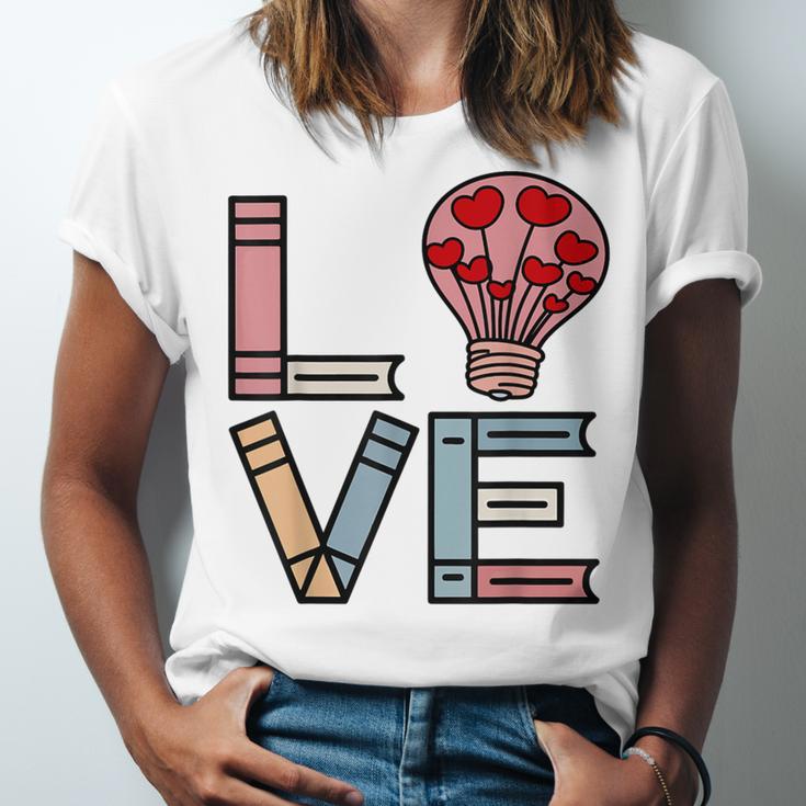 Love Books Reading Unisex Jersey T-Shirt