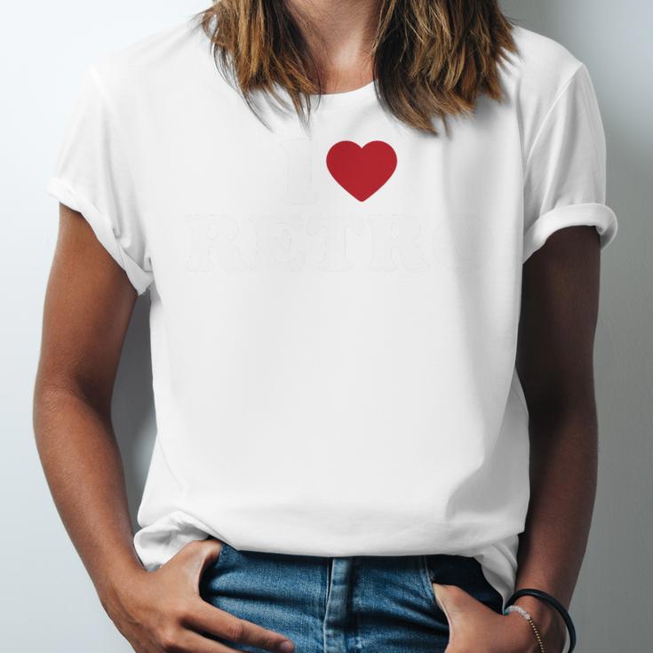 I Love Retro Vintage 80s 90s Nostalgia Premium Tri-Blend Unisex Jersey T-Shirt