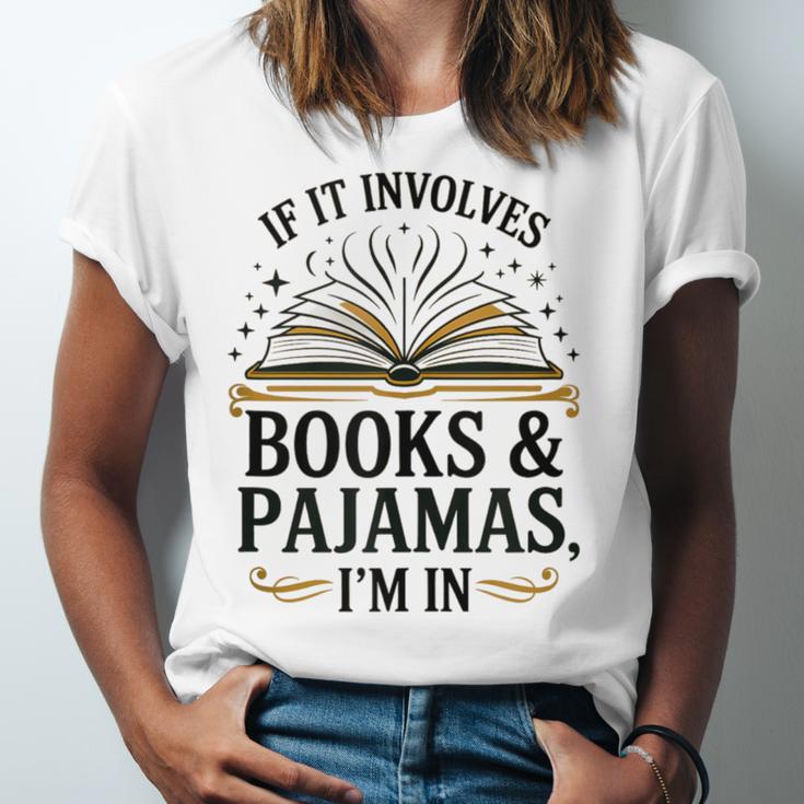 Magical Pajama And Book Lover Outfit For Readers Who Love Unisex Jersey T-Shirt