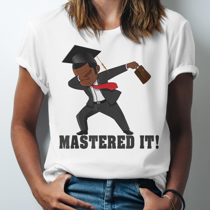 Masters Graduation Mastered It Dabbing Man Tee Unisex Jersey T-Shirt
