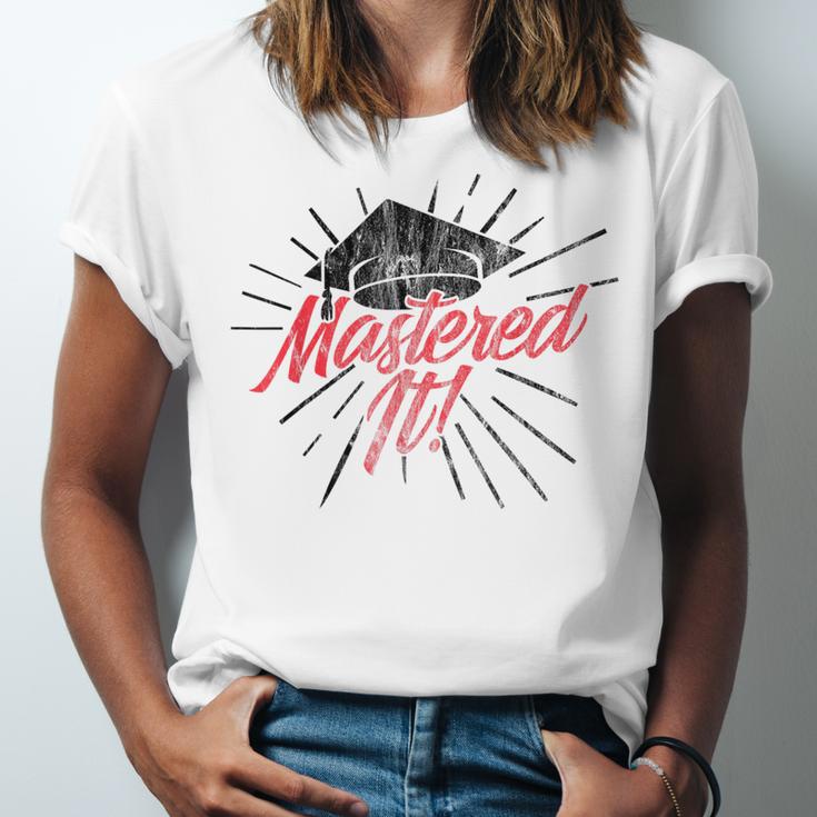 Master's Graduation Shirt For Men And Women Mastered It Unisex Jersey T-Shirt