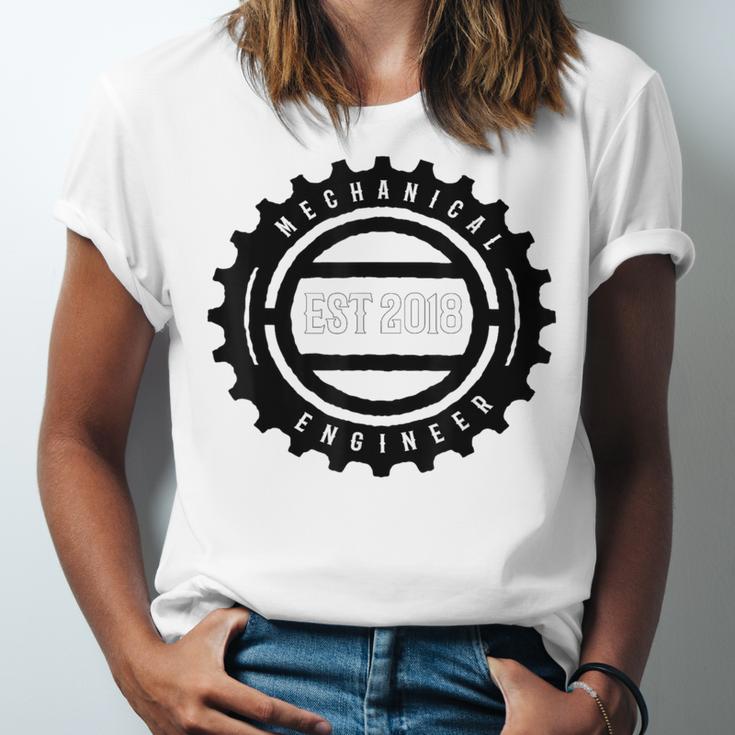 Mechanical Engineers 2018 Tshirt Gears Graduation Tee Unisex Jersey T-Shirt