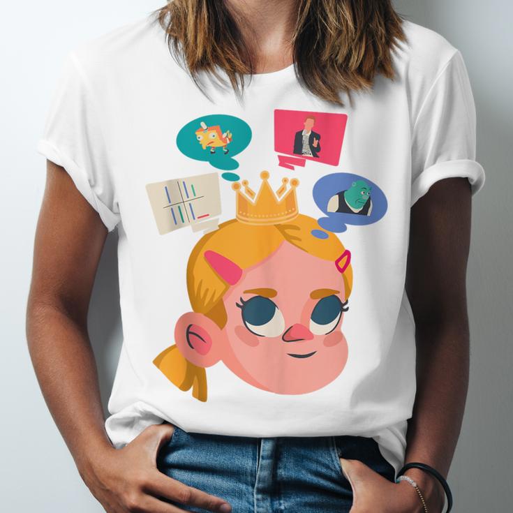 Meme Queen In Silence Introvert Anti People Antisocial Quiet Unisex Jersey T-Shirt Meme Queen In Silence Introvert Anti People Antisocial Quiet Unisex Jersey T-Shirt