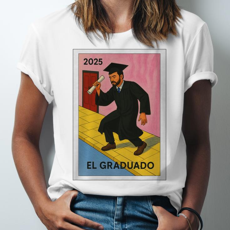 Mexican For Graduation 2025 El Graduado Premium Tri-Blend Unisex Jersey T-Shirt