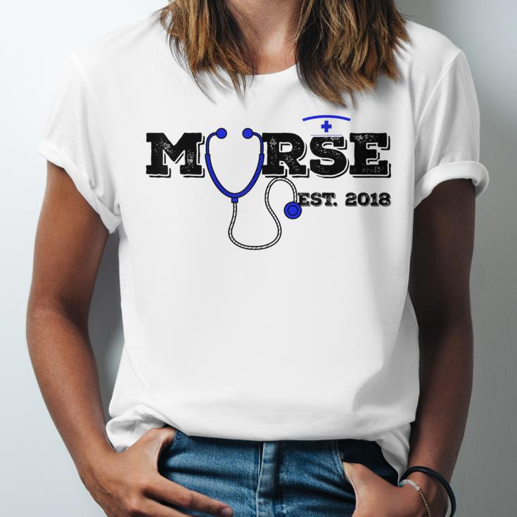 Murse Est 2018 Male Nurse Graduation Unisex Jersey T-Shirt