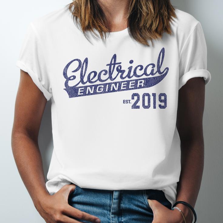 New Electrical Engineer Est 2019 Graduation Unisex Jersey T-Shirt