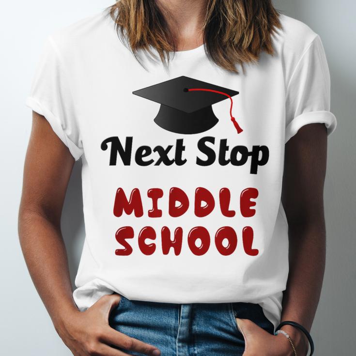Next Stop Middle School Graduation Unisex Jersey T-Shirt