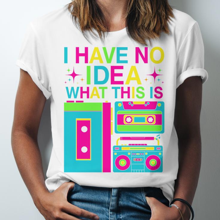 I Have No Idea What This Is Retro 70's 80's 90's Nostalgia Premium Tri-Blend Unisex Jersey T-Shirt I Have No Idea What This Is Retro 70's 80's 90's Nostalgia Premium Tri-Blend Unisex Jersey T-Shirt
