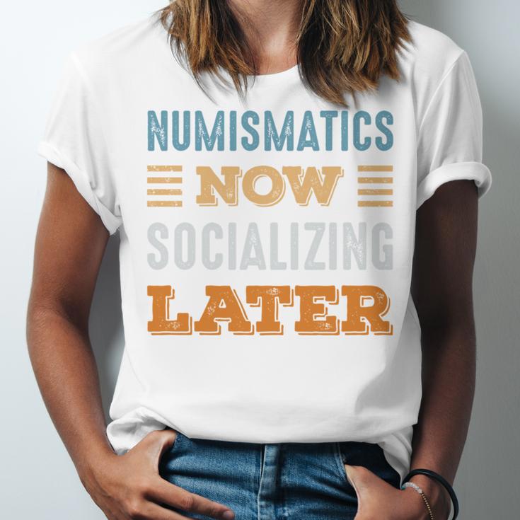 Numismatics Now Minimal Socializing Introvert Vintage Unisex Jersey T-Shirt Numismatics Now Minimal Socializing Introvert Vintage Unisex Jersey T-Shirt