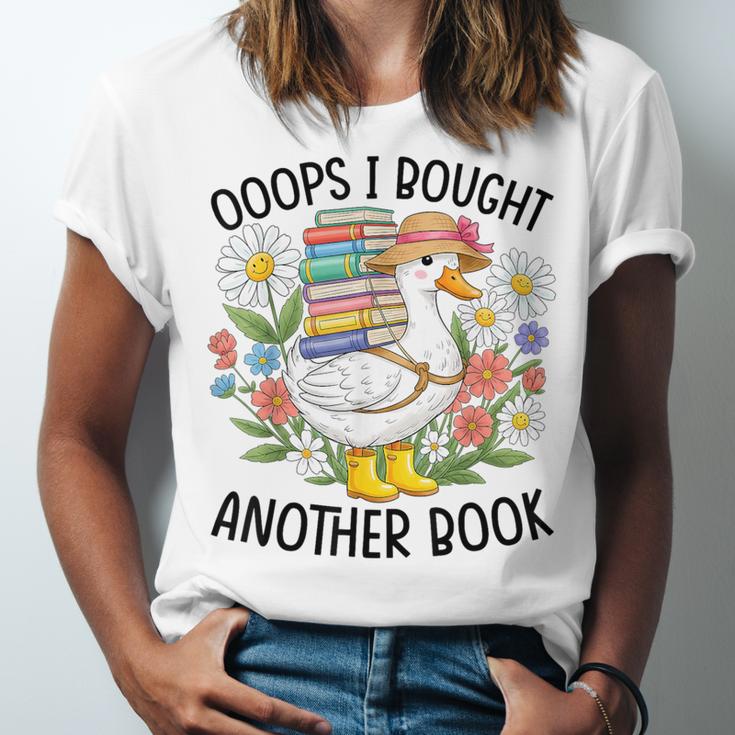 Oops I Bought Another Book Goose Unisex Jersey T-Shirt