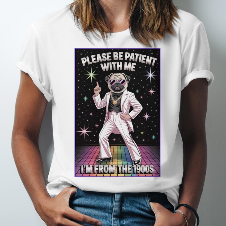 Be Patient With Me I'm From The 1900s Birthday Premium Tri-Blend Unisex Jersey T-Shirt