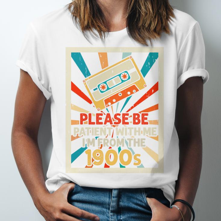 Please Be Patient With Me I'm From The 1900s Cool Dad Premium Tri-Blend Unisex Jersey T-Shirt