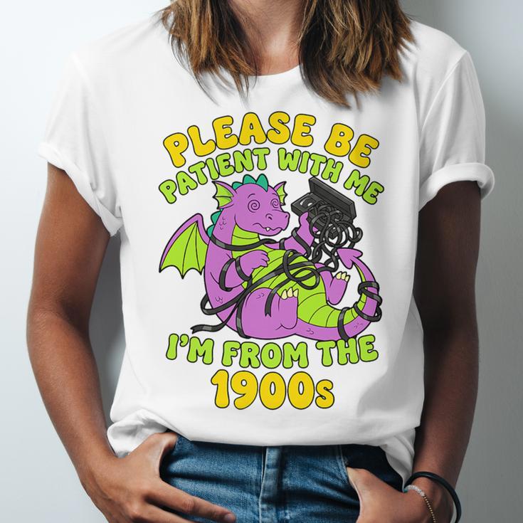 Please Be Patient I'm From The 1900s Dragon Men Women Premium Tri-Blend Unisex Jersey T-Shirt Please Be Patient I'm From The 1900s Dragon Men Women Premium Tri-Blend Unisex Jersey T-Shirt