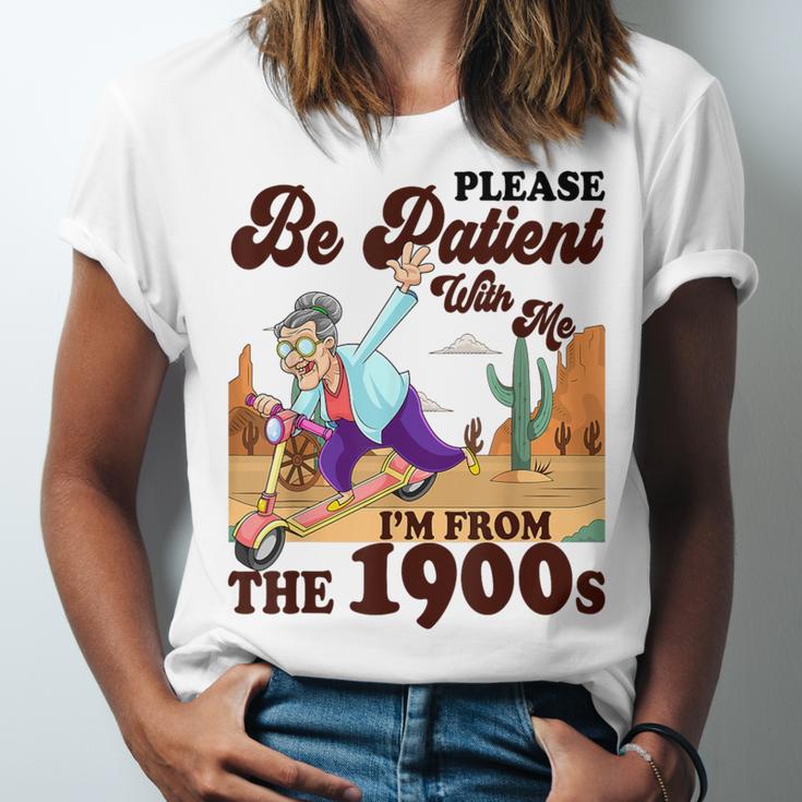 Please Be Patient With Me I'm From The 1900s Gen X Boomer Unisex Jersey T-Shirt